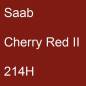 Preview: Saab, Cherry Red II, 214H.